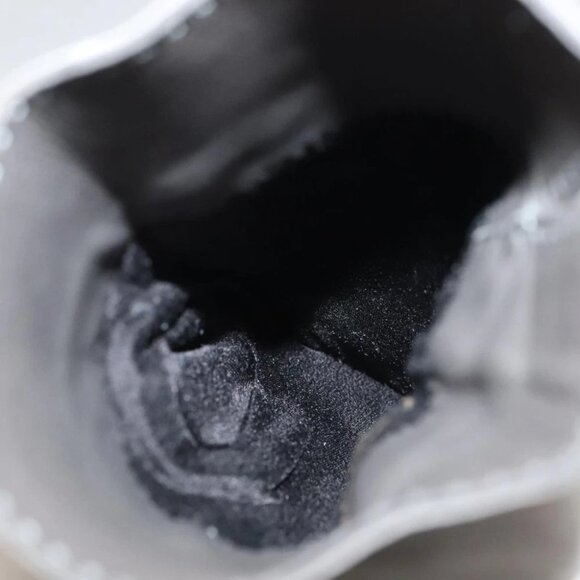 HERMES Gloves Leather Gray Auth bs19011 - Picture 9 of 16